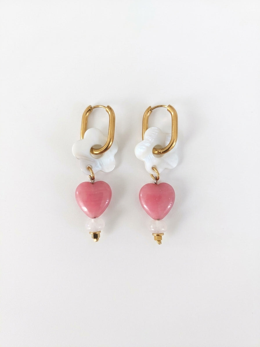 Boucles d'oreilles : NACRE