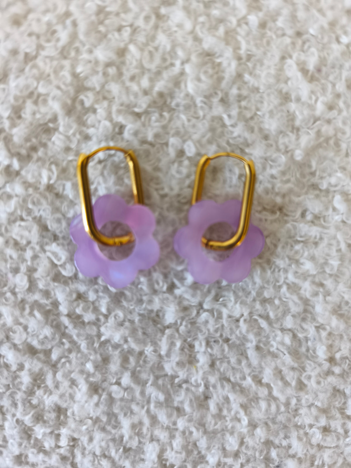 Boucles d'oreilles : FLEURS