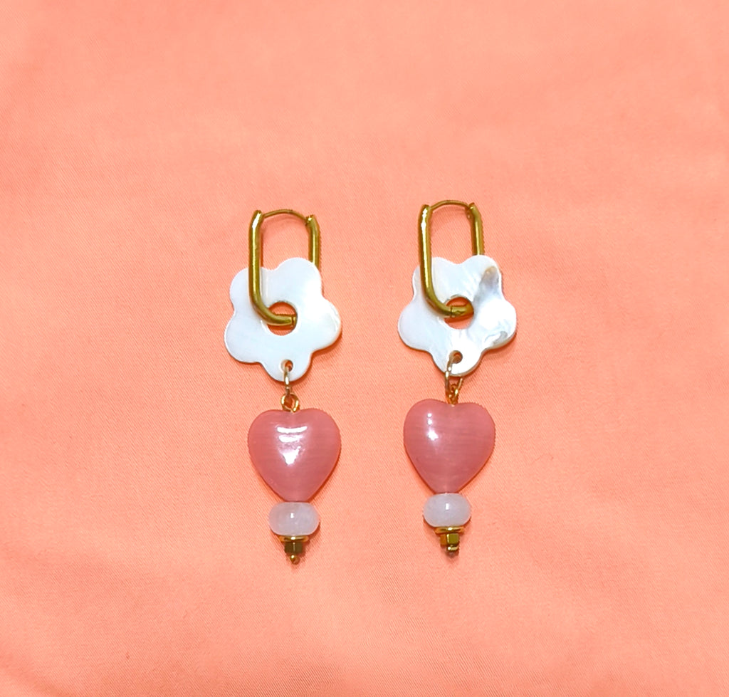 Boucles d'oreilles : NACRE