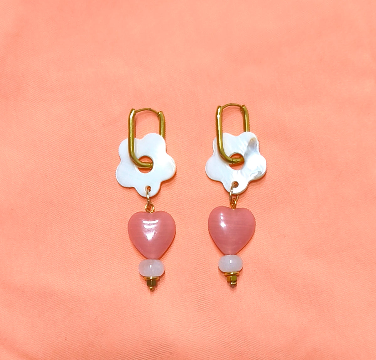 Boucles d'oreilles : NACRE